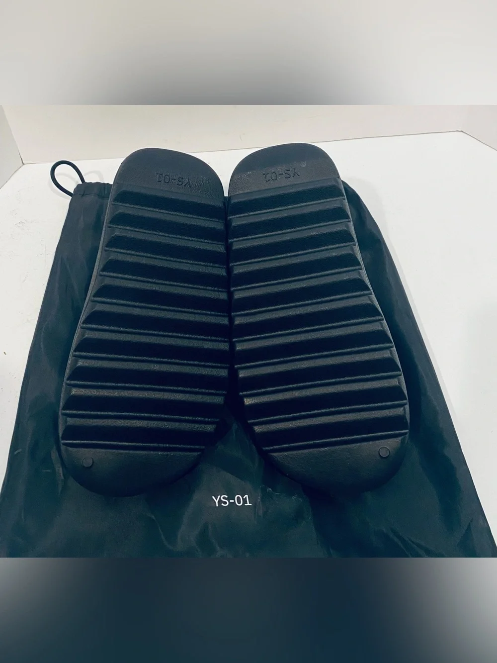 YZY YS-01 Black Slides Kanye West Men’s Size 14 New With Dust Bag Sandals
